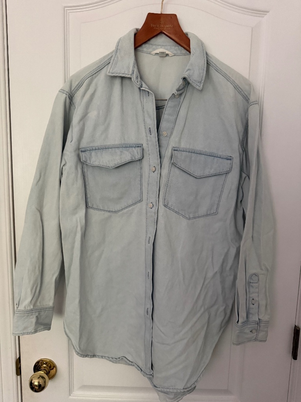 H&M thick denim shirt (shacket)
